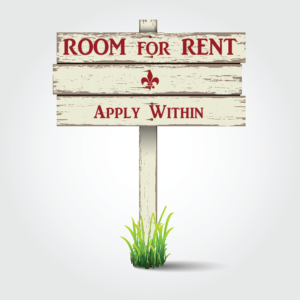 Room for Rent Sign
